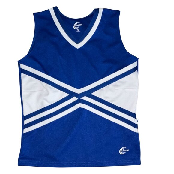Chasse Womens Kick Shell Cheerleading Outfit W/ Socks-Blue-Adult XS-GUC - Picture 2 of 7